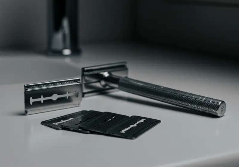 Illustration of razor blades